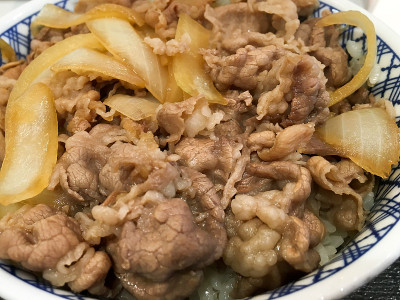 日式炖牛肉洋葱饭，牛肉碗