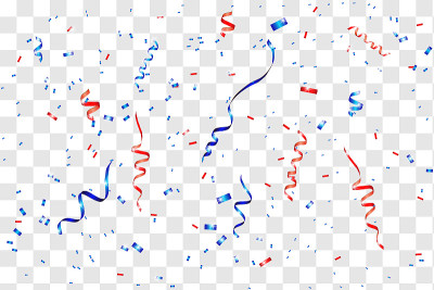 Vector confetti background