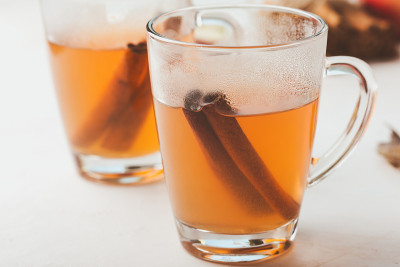 苹果酒，秋香辣茶