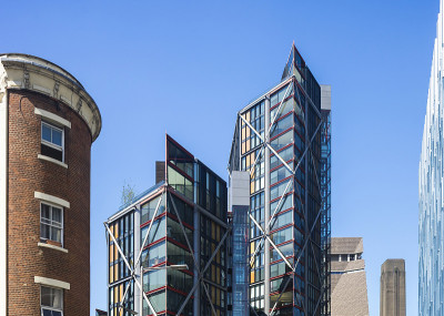 新河岸，城市景观和建筑，伦敦，英国，英国