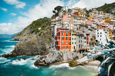 里奥马焦雷的经典景观，Cinque Terre，意大利