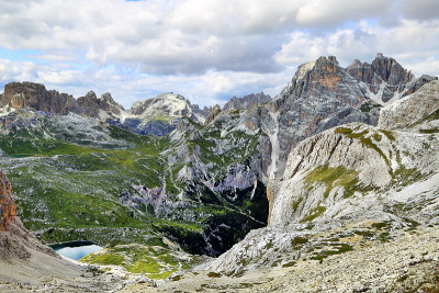从Cengia湖，白云石阿尔卑斯山，Trentino Alto Adige，意大利