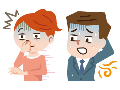 Bad smell and body odor