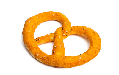 椒盐卷饼孤立