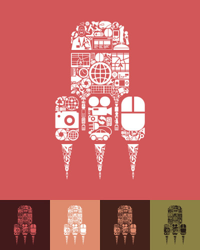 火箭图标