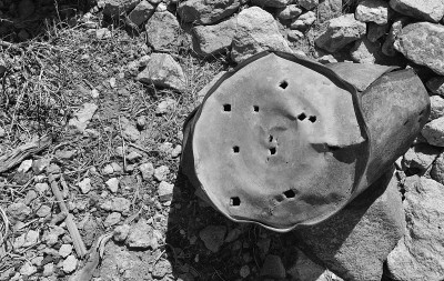 Rhyolite Ghost Town in Monochrome