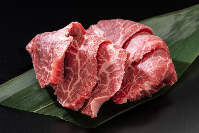 日本牛排的生肉