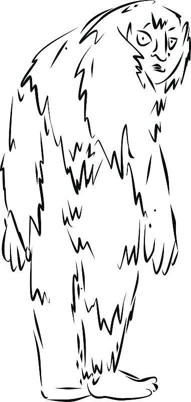 素描的雪人