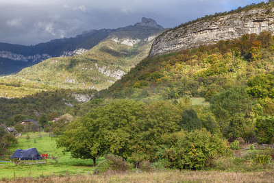 法国阿尔卑斯山风景