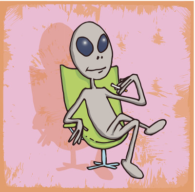 卡通外星生物