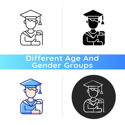 男学生图标