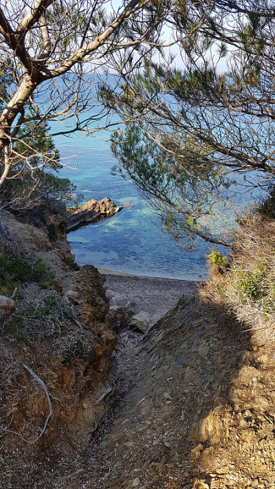 法国里维埃拉Porquerolles海滩