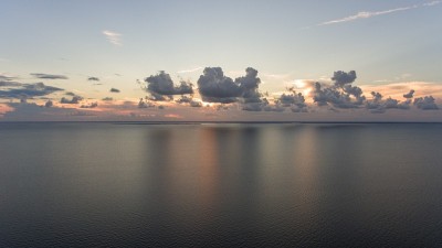 日落时分的Fairhope码头