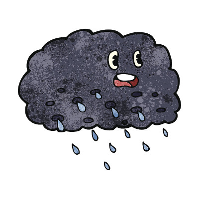 卡通雨云