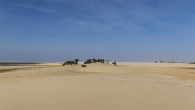 Lençóis Maranhenses国家公园的全景