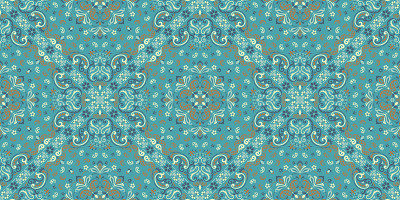 Seamless pattern based on ornament paisley Bandana
