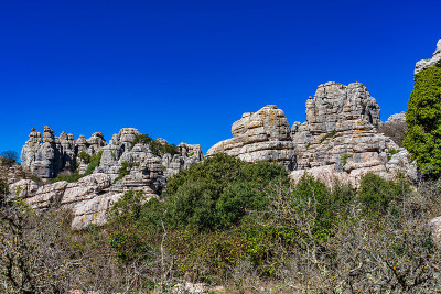 El Torcal de Antequera, Andalusia, Spain，在Antequer