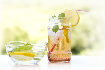 柠檬水水果鸡尾酒，夏季减肥排毒饮料