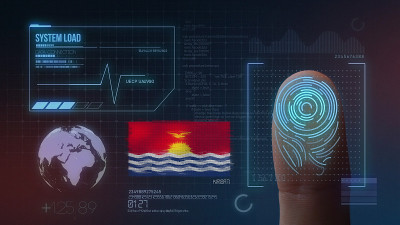 指纹生物扫描识别系统。基里巴斯国籍