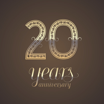 20周年矢量图标，符号