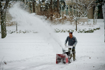 清理积雪