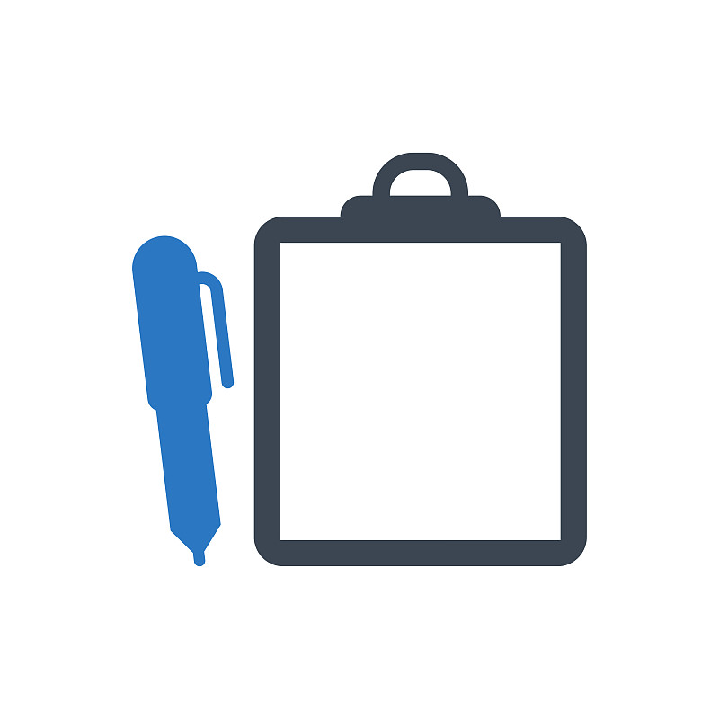 Task List Icon. clipboard, checklist (vector illus