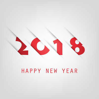 新年贺卡背景- 2018