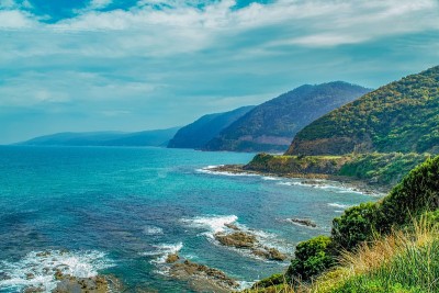 澳大利亚的海景和美丽的海岸