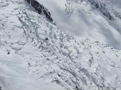 Ice seracs