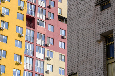 住宅现代住宅的立面