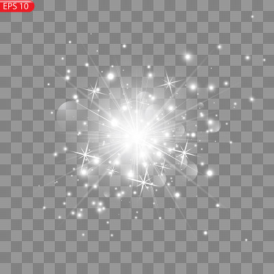Light flash of the sun