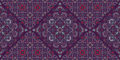 Seamless pattern based on ornament paisley Bandana