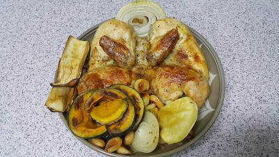 韩国菜烤鸡