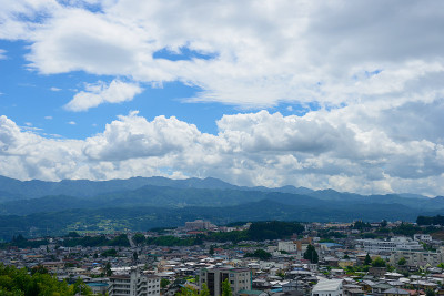日本长野饭田城景