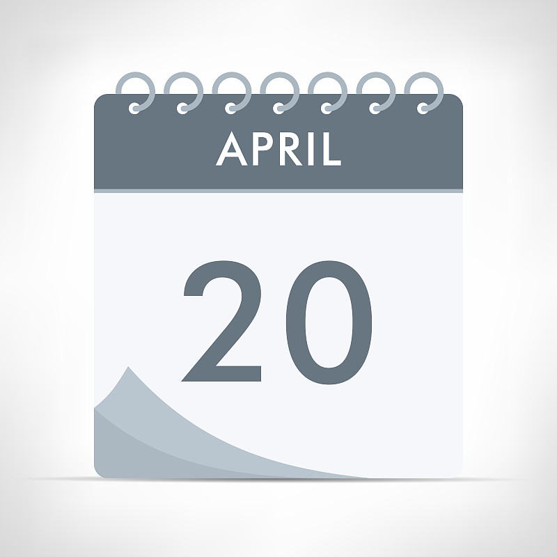 4月20日-日历图标