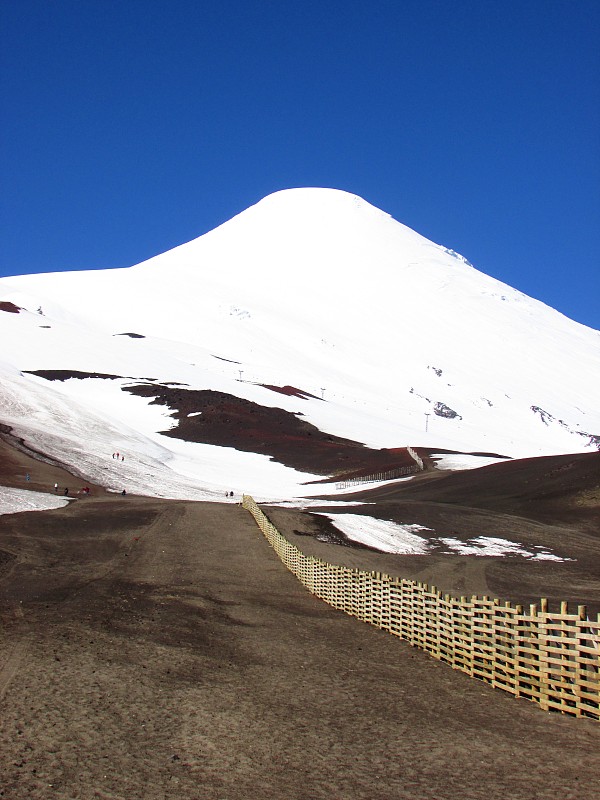 Osorno火山，智利Varas港