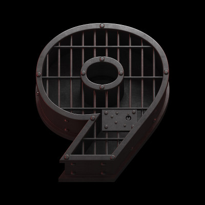 牢房字体。