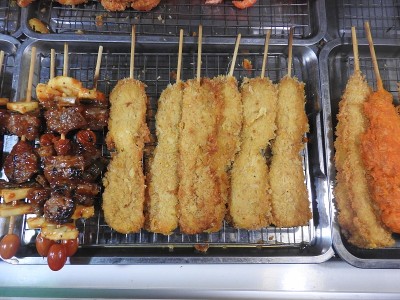 泰国市场上的食物