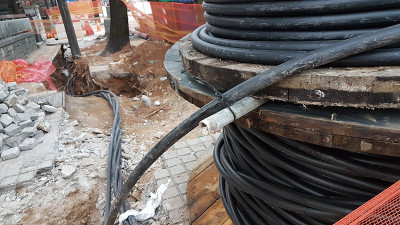 希腊约阿尼纳正在建设光纤道路电缆