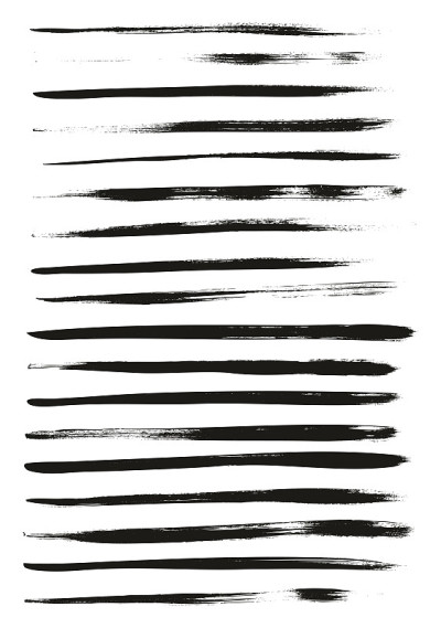 Calligraphy Paint Thin Brush Lines High Detail Abs