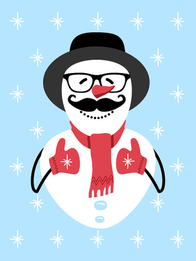 潮人雪人