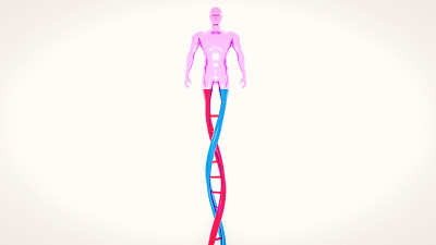 人造DNA概念由CRISPR和基因编辑概念组成，DNA操纵，PCR蛋白质分子DNA