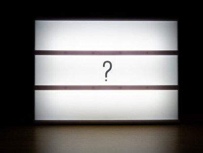LED灯箱?问号留言板