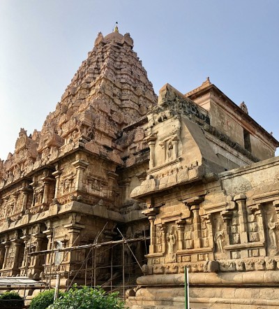 令人惊叹的布里哈迪斯瓦尔寺庙在Gangaikonda Cholapuram，泰米尔纳德邦