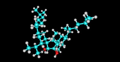 双酚的分子结构孤立在黑色上
