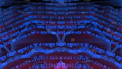 Glitched全息数字技术背景。