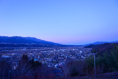 日本长野饭田城景
