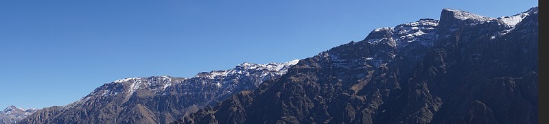 秘鲁山脉旅行的猛禽路径冰川