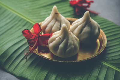 Ukdiche Modak -印度马哈拉施特拉邦Ganapati, Ganesh Puja期间制作的