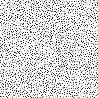 Pointillism low density seamless dots pattern. Abs